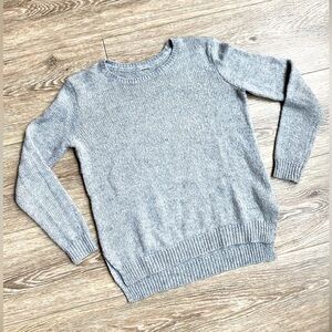 H&M Basics Heather Gray Knit Sweater Pullover